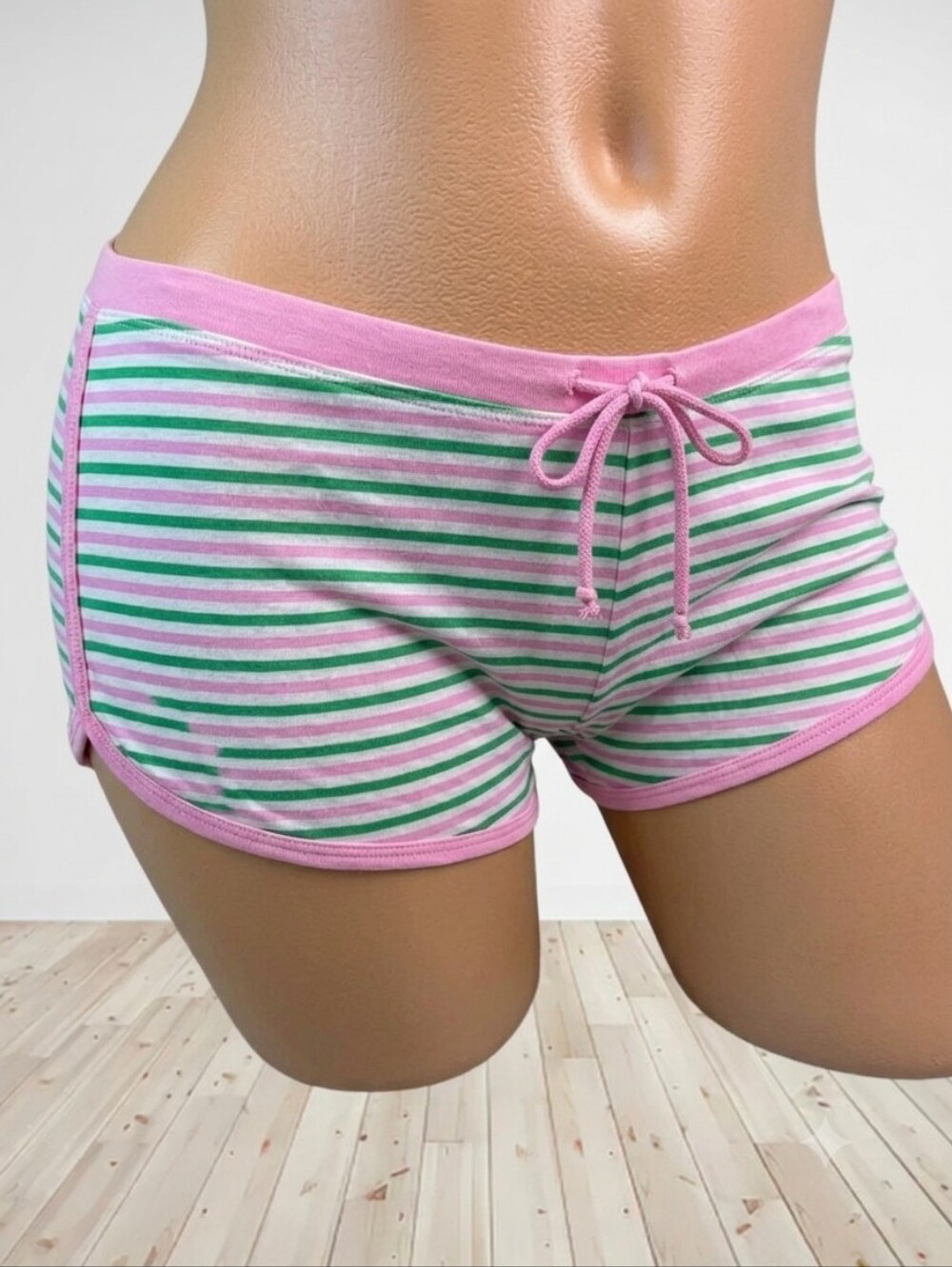 Victoria's Secret Logo Cotton Dorm Boyshort Panties L NWT